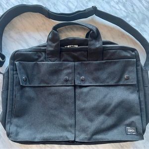 Porter-Yoshida vintage unused canvas briefcase